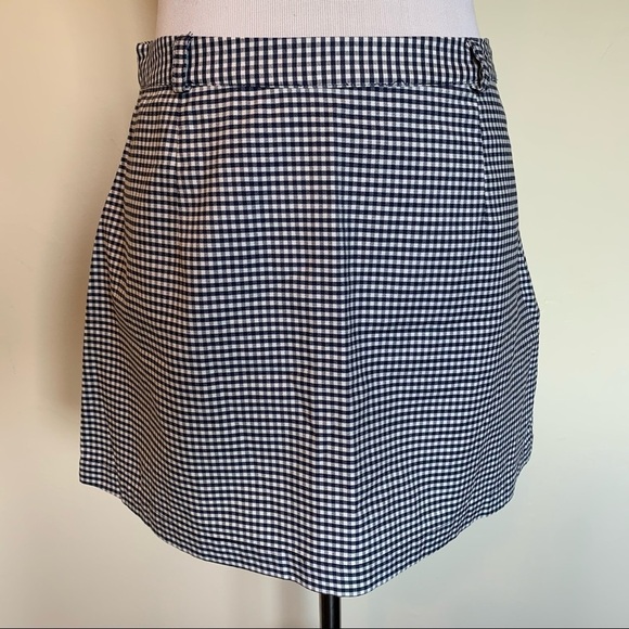 LOVE H21 NAVY & WHITE SKIRT - Picture 2 of 8